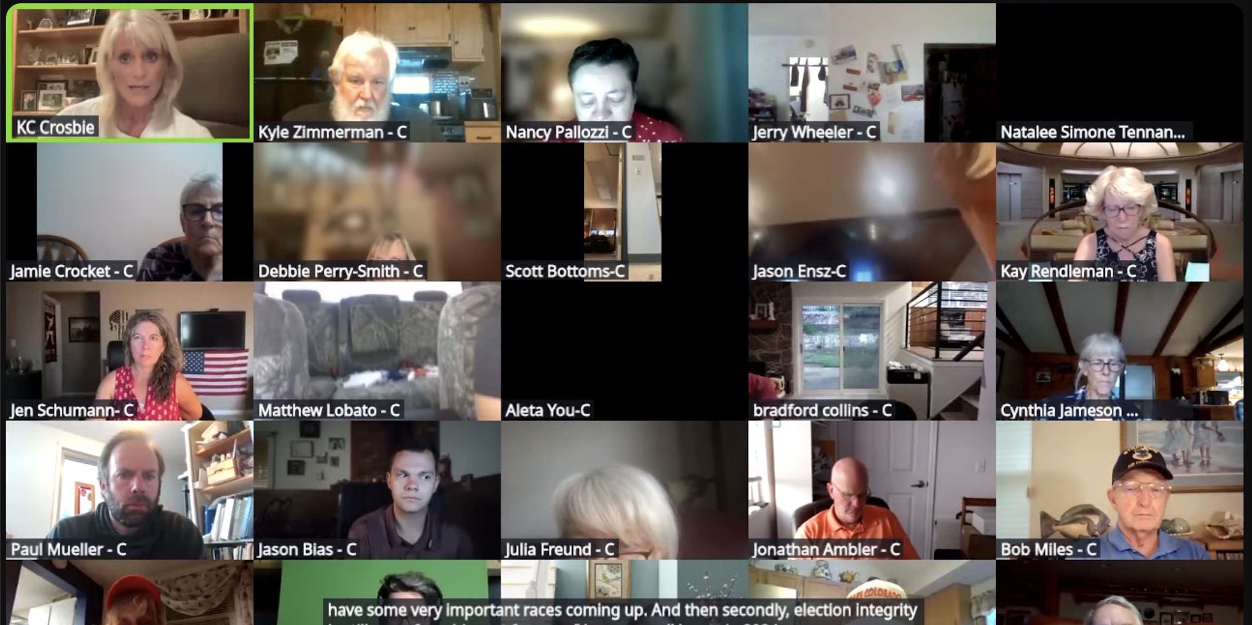 Colorado GOP Central Committee Special Vice Chair Election Meeting, 7/21/25