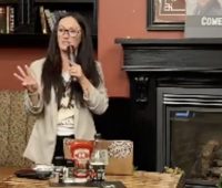 Schume Navarro speaks at the Chainsaw Caucus meeting, Sept. 17, 2025