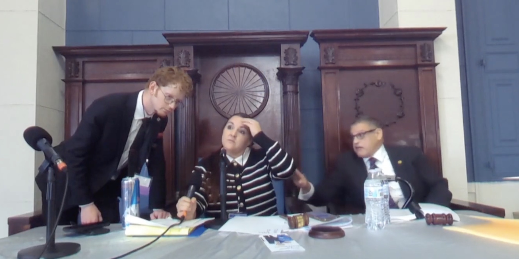 Jim Wiley & Hannah Goodman at Libertarian Party of Colorado State Convention, Oct. 18, 2025.