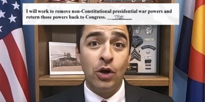 Gabe Evans LPCO Pledge War Powers