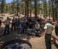 USDA Forest Service Chief Tom Schultz visits with Region 4 employees, touring forests in southern Utah, May 20-22, 2025. Photo: Preston Keres, USDA Forest Service