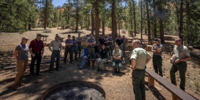 USDA Forest Service Chief Tom Schultz visits with Region 4 employees, touring forests in southern Utah, May 20-22, 2025. Photo: Preston Keres, USDA Forest Service