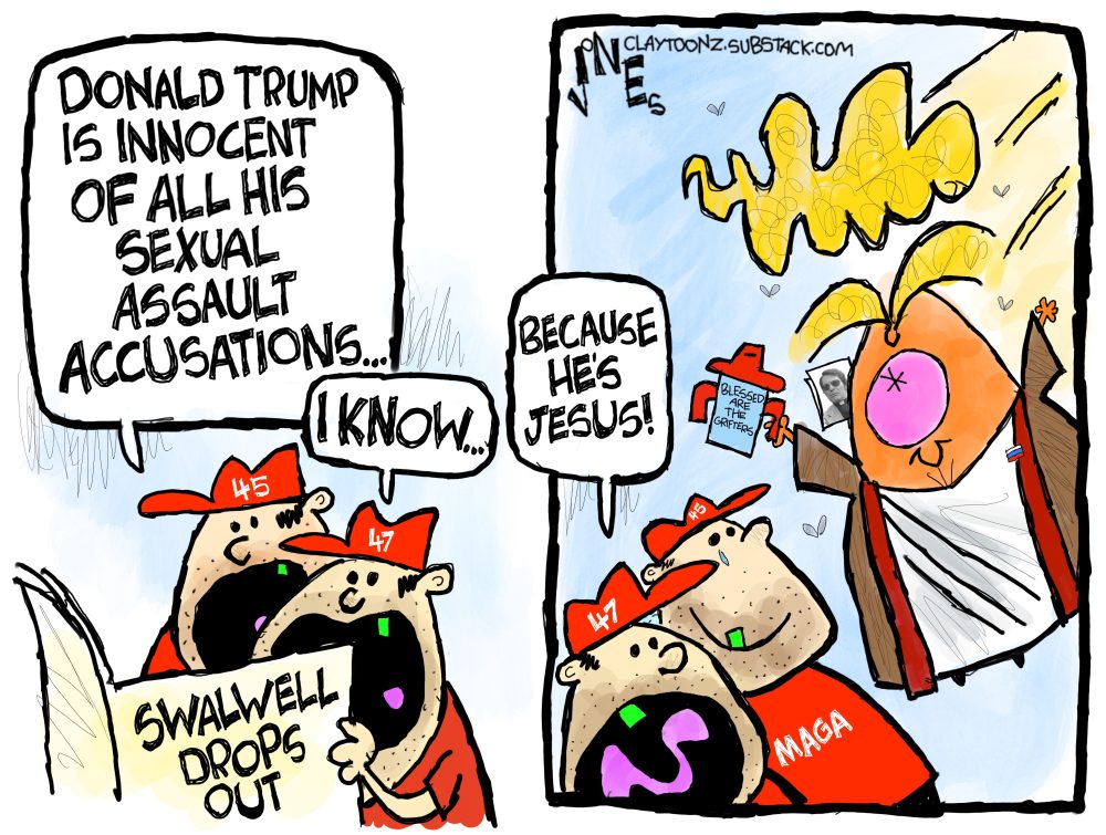Cartoon: Jesus Trump