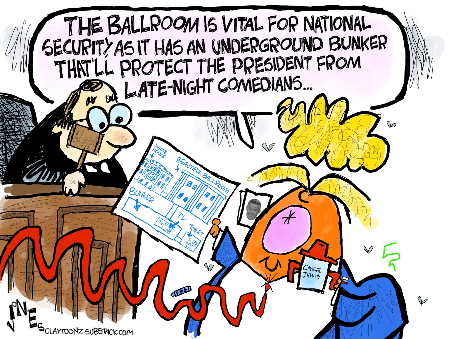 Cartoon: Humorless Safe Space