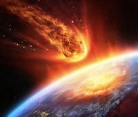 Asteroid hitting Earth. Image: NASA Goddard
