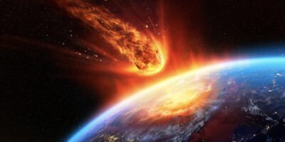 Asteroid hitting Earth. Image: NASA Goddard