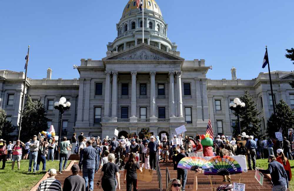 No Kings Organizers Get Out the Vote in Colorado